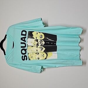 Golden Girls Licensed Squad Graphic Tee, 2 XL, cotton, Turquois yellow black